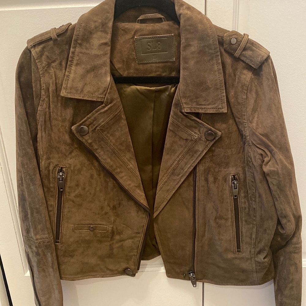 Gorgeous suede moto jacket